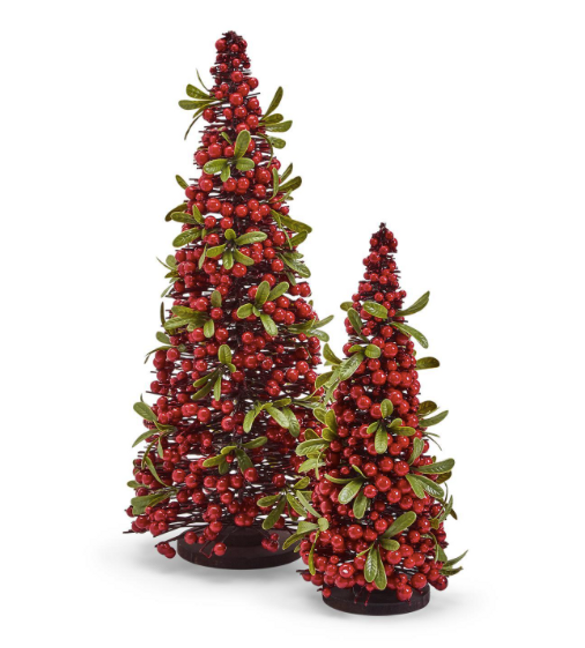 Two's Company Large Red Berry Christmas Trees