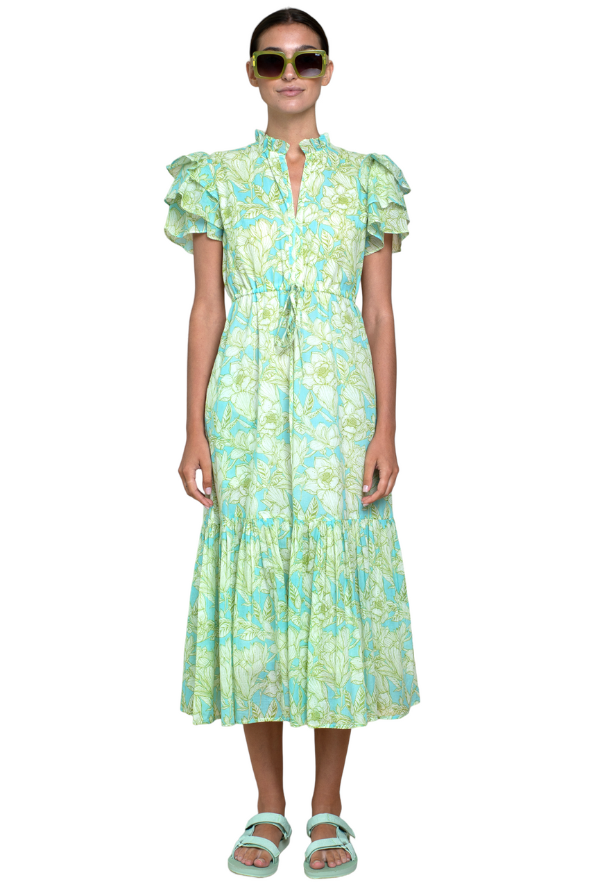 Olivia James Delia Dress, Flourish Sweetpea - Monkee's of the Village