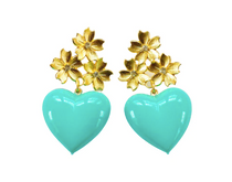 Turquoise Heart Earring HRT6
