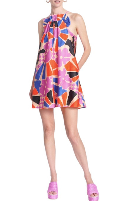 CLC Harper Ruffle Neck Mini Dress 
