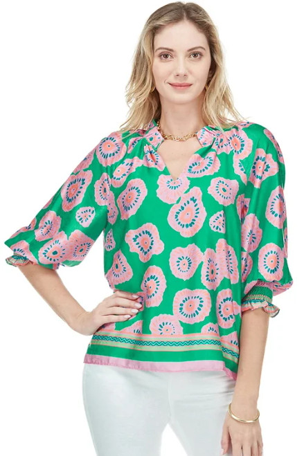 Jade Floating Boarder Top 