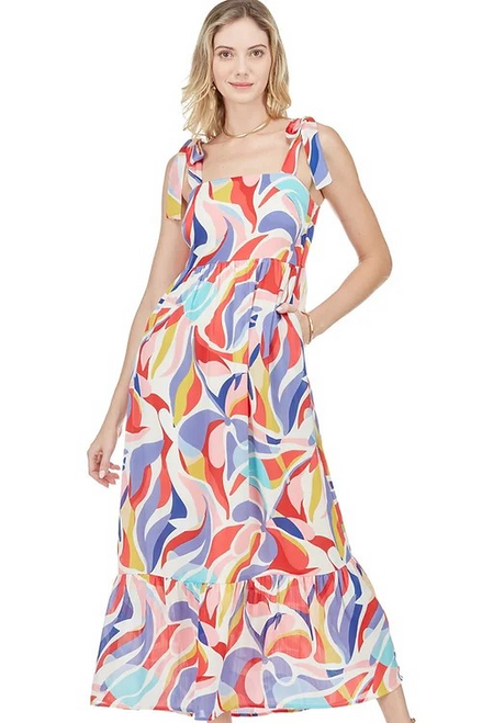 Jade Maxi, Abstract Swirl 