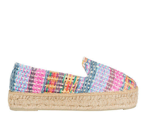 ACAPULCO SLIPPER - FUCSIA BLUE MIX