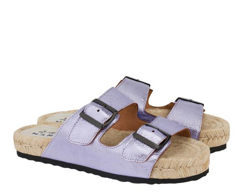 NORDIC SANDALS - METALLIC LILAC