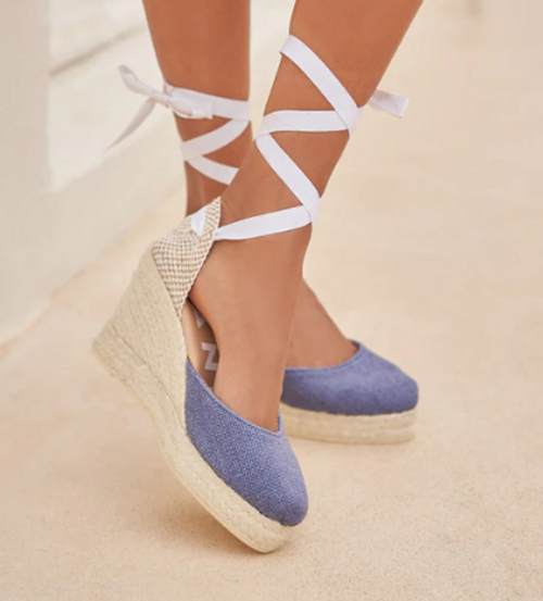 LA HAVANA WEDGE VALENCIANA INDIGO HEMP ORGANIC LA HAVANA WEDGE VALENCIANA INDIGO HEMP ORGANIC