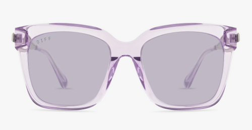 DE01-0010-LFLAN Bella Lavender Fog Crystal Lavender Flash Sunglasses