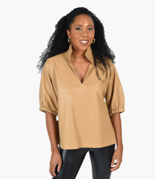 Poppy Top - Camel 