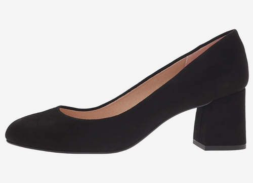 Trance Heel - Black Suede 