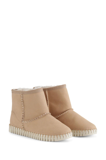 Tulip Ankle Boot - Latte 