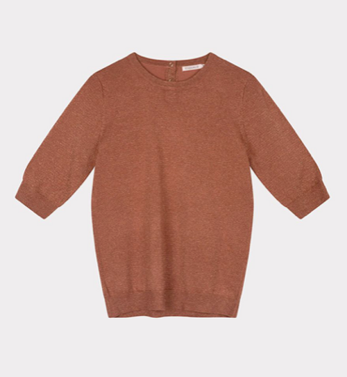 31503 Copper Lurex Sweater 