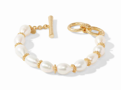 BL175GPL00 Marbella Bracelet Gold Freshwater Pearl 