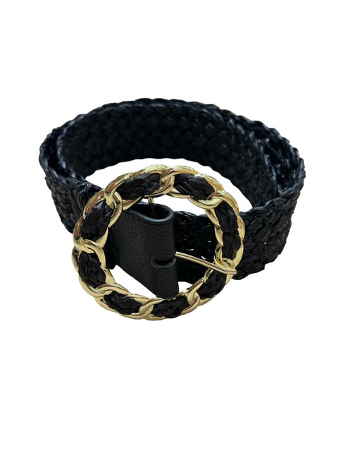 LAGGO Raffia Belt Style 701 Black 