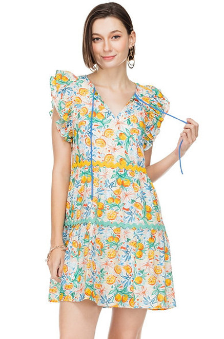 JoyJoy Dress, Citrus Pop 