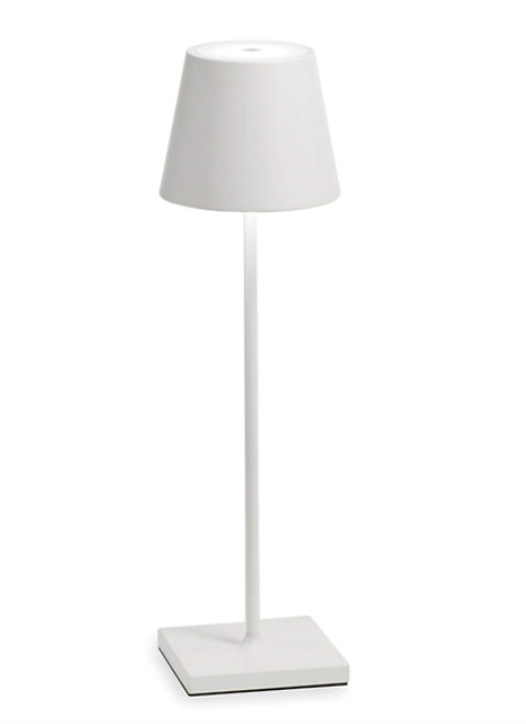 Zafferano Poldina Pro Cordless Lamp, White 