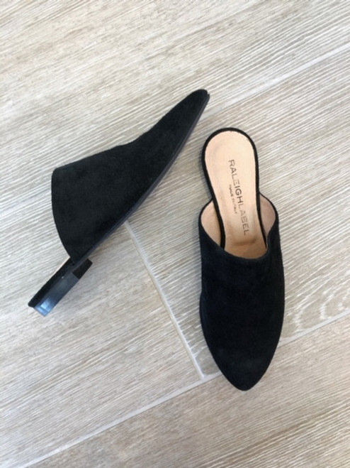 Raleigh Label Baboosh, Suede Black 