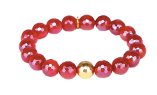 Budhagirl Melange Bracelet, Scarlet 