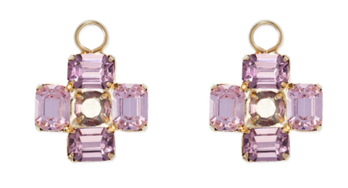 Loren Hope Amethyst Huggie Charms