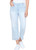 Renuar Cropped Wide Leg Denim, Bleached Wash 