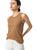 Lilla P Back Seam Tank, Russet 