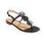 Jack Rogers Worth Flat Sandal, Black 