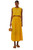 Farm Rio Monstera Eyelet Maxi Skirt, Yellow 