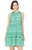 61A4757 Green Ikat Halter Dress 