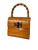 German Fuentes Petite Bamboo Handle Bag, Camel 