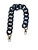 German Fuentes Acrylic Chain Strap, Short Navy