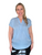 Renuar Cap Sleeve Airflow Top, Celeste 