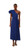 Farm Rio One Shoulder Leaf Maxi Dress, Blue 