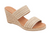 Andre Assous Nolita, Natural Platino Stripe Raffia 