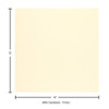 Paper Accents Cardstock 12 inch x 12 inch Smooth 65lb Cream 1000pc Box
