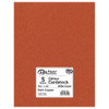 Paper Accents Glitter Cardstock 8.5 inch x 11 inch 85lb Dark Copper 5pc