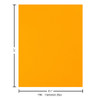 Paper Accents Cardstock 8.5 inch x 11 inch Muslin 73lb School Bus Yellow 25pc