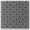 PA Essentials Stencil 6 inch x 6 inch Scallop Pattern