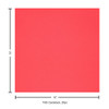 Paper Accents Cardstock 12 inch x 12 inch Muslin 73lb Popsicle Red 25pc