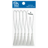 Paper Accents Tassels 6pc White