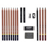 Pro Art Sets Pencil Sketch and Draw 18pc