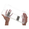 Pro Art Box Brush With Insert 12.5 inch x 3 inch Clear