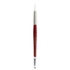 Connoisseur White Taklon Brush Short Handle Round #12