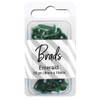 PA Essentials Brads 8mm x 15mm Solid Emerald 50pc