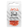 PA Essentials Brads 4.5mm x 8mm Solid Neon Orange 100pc