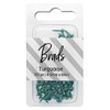 PA Essentials Brads 4.5mm x 8mm Solid Turquoise 100pc