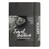 Pro Art Premier Sketch Book Travel 6 inch x 4 inch Black 74lb Black 80 Sheets