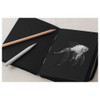 Pro Art Premier Sketch Book Travel 6 inch x 4 inch Black 74lb Black 80 Sheets