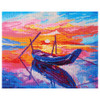 Diamond Art Kit Advanced 20 inch x 16 inch Sunset Boat