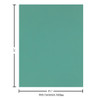 Paper Accents Cardstock 8.5 inch x 11 inch Smooth 65lb Teal 1000pc Box