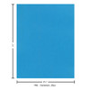 Paper Accents Cardstock 8.5 inch x 11 inch Muslin 74lb Bluebird 25pc