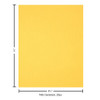 Paper Accents Cardstock 8.5 inch x 11 inch Canvas 74lb Lemonade 25pc