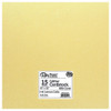 Paper Accents Glitter Cardstock 12 inch x 12 inch 85lb Iridescent Lemon Cello 15pc